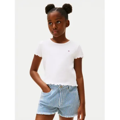 Zdjęcie Tommy Hilfiger T-Shirt Essential KG0KG08590 Biały Regular Fit