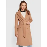 Zdjęcie TWINSET Płaszcz wełniany 222TP2056 Beżowy Regular Fit