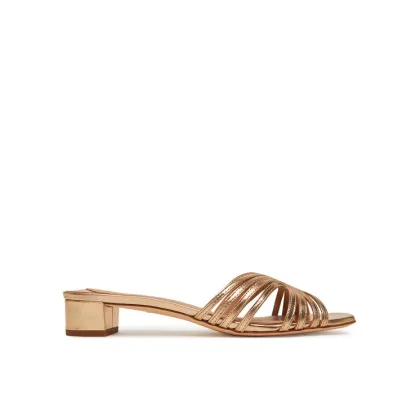 Zdjęcie LAUREN RALPH LAUREN Klapki Fay 802966855001 Złoty