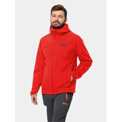 Zdjęcie Jack Wolfskin Kurtka przeciwdeszczowa Robury 2L Jkt 1116391 Czerwony Regular Fit