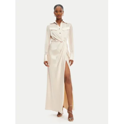 Zdjęcie Babylon Sukienka koszulowa ED0734 Beżowy Regular Fit
