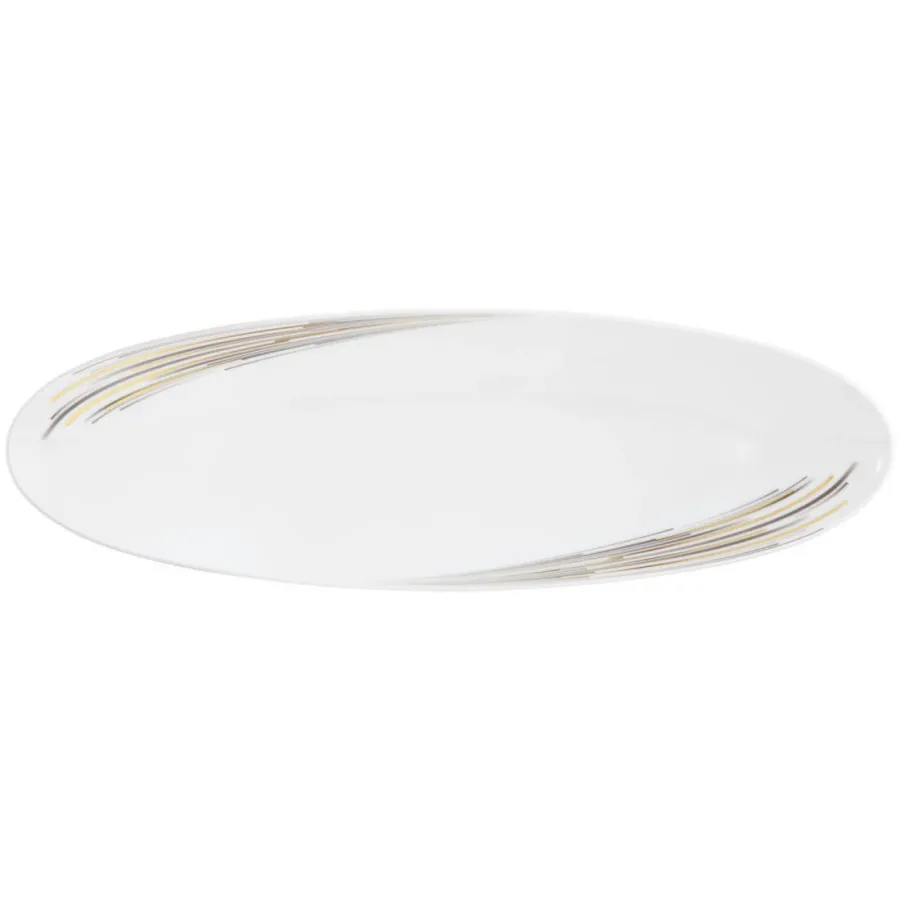 obrazek 1 Porcelanowy wąski talerz do serwowania 44x14 cm z oryginalnym motywem - Seltmann Weiden