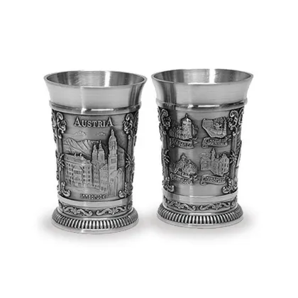 Zdjęcie Cudowny zestaw 2 kieliszków do wódki