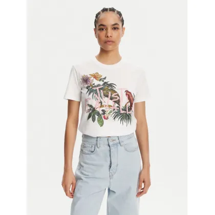 Zdjęcie Just Cavalli T-Shirt 78PAHA01 Biały Regular Fit