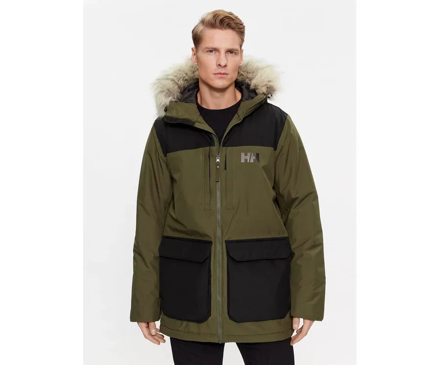 obrazek 1 Helly Hansen Parka Patrol 53998 Zielony Regular Fit