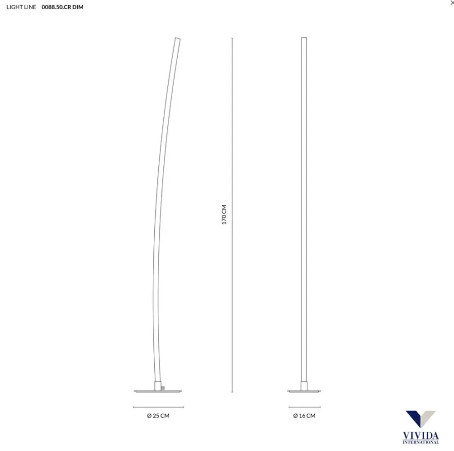 obrazek 3 Stylowa lampa podłogowa Light Line - h. 170 cm