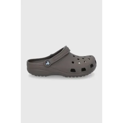 Zdjęcie Crocs klapki Classic kolor brązowy 207431