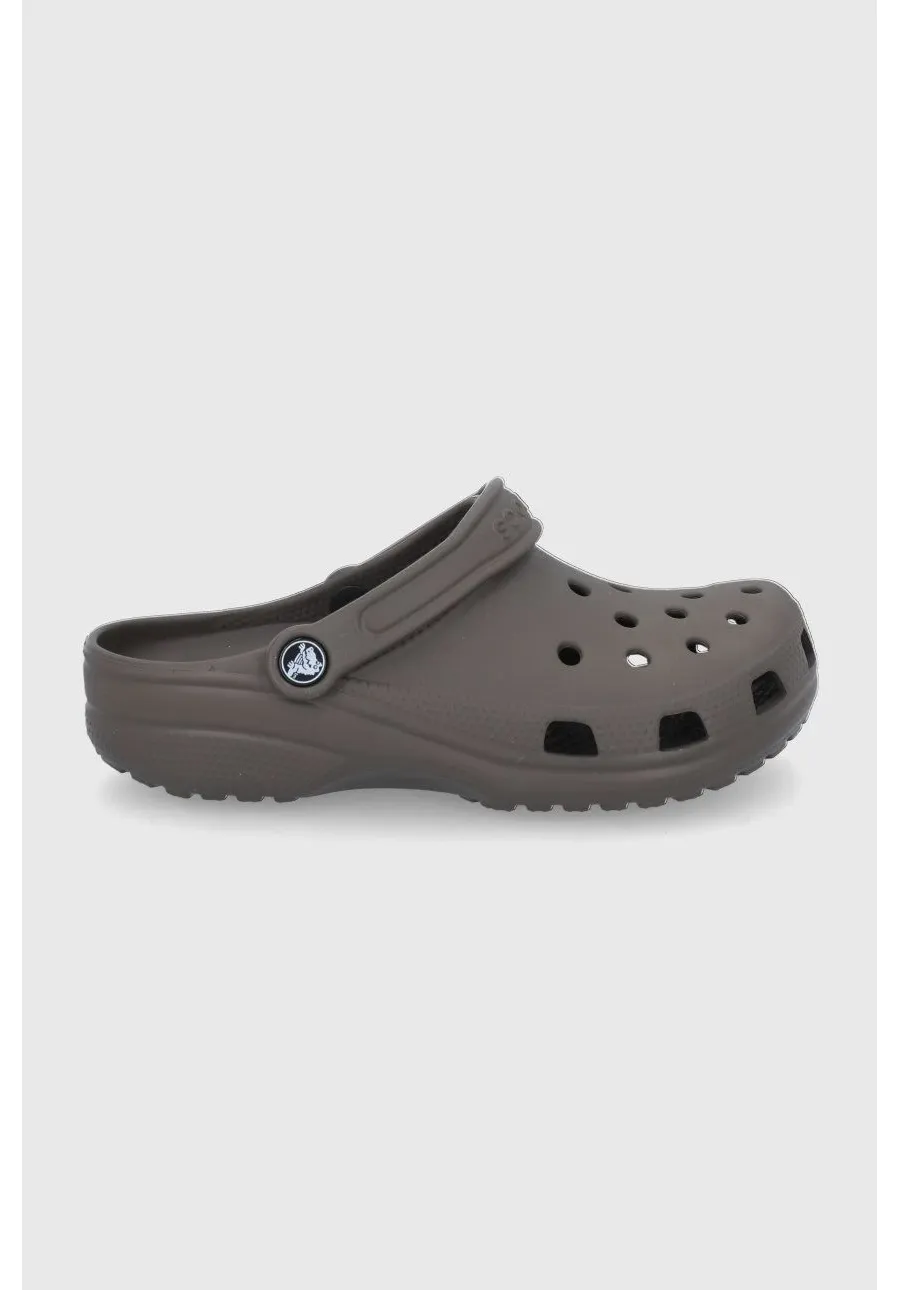 obrazek 1 Crocs klapki Classic kolor brązowy 207431