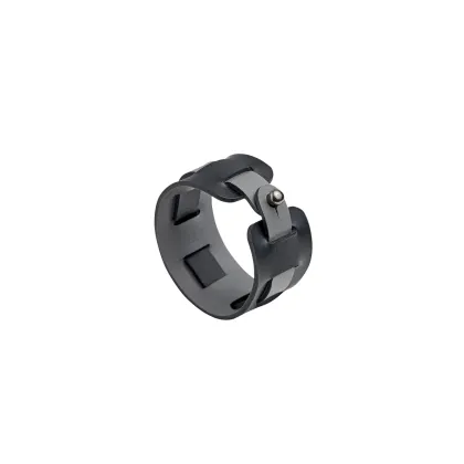 Zdjęcie Stylowa skórzana obrączka Ø5 cm na serwetkę stołową