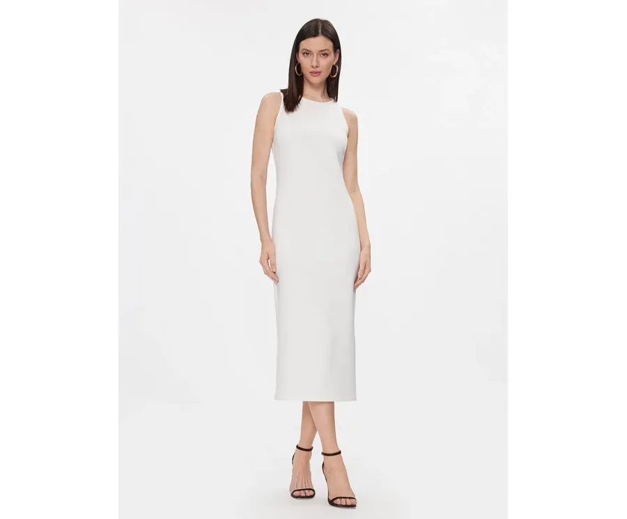 obrazek 1 Max Mara Leisure Sukienka codzienna Baccano 2416621027 Biały Regular Fit