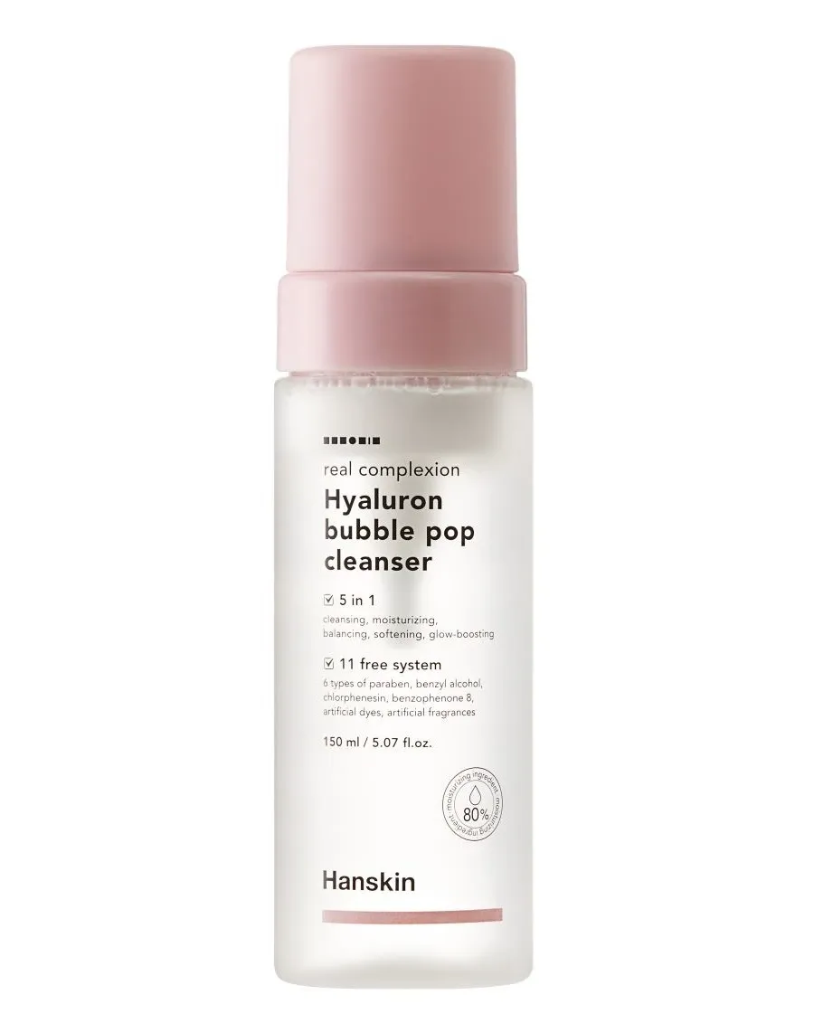 obrazek 1 Hanskin Pianka oczyszczająca z kwasem hialuronowym 150 ml