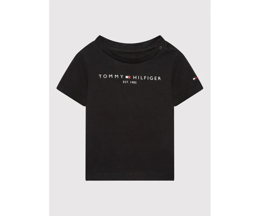 obrazek 1 Tommy Hilfiger T-Shirt Baby Essential KN0KN01487 Czarny Regular Fit