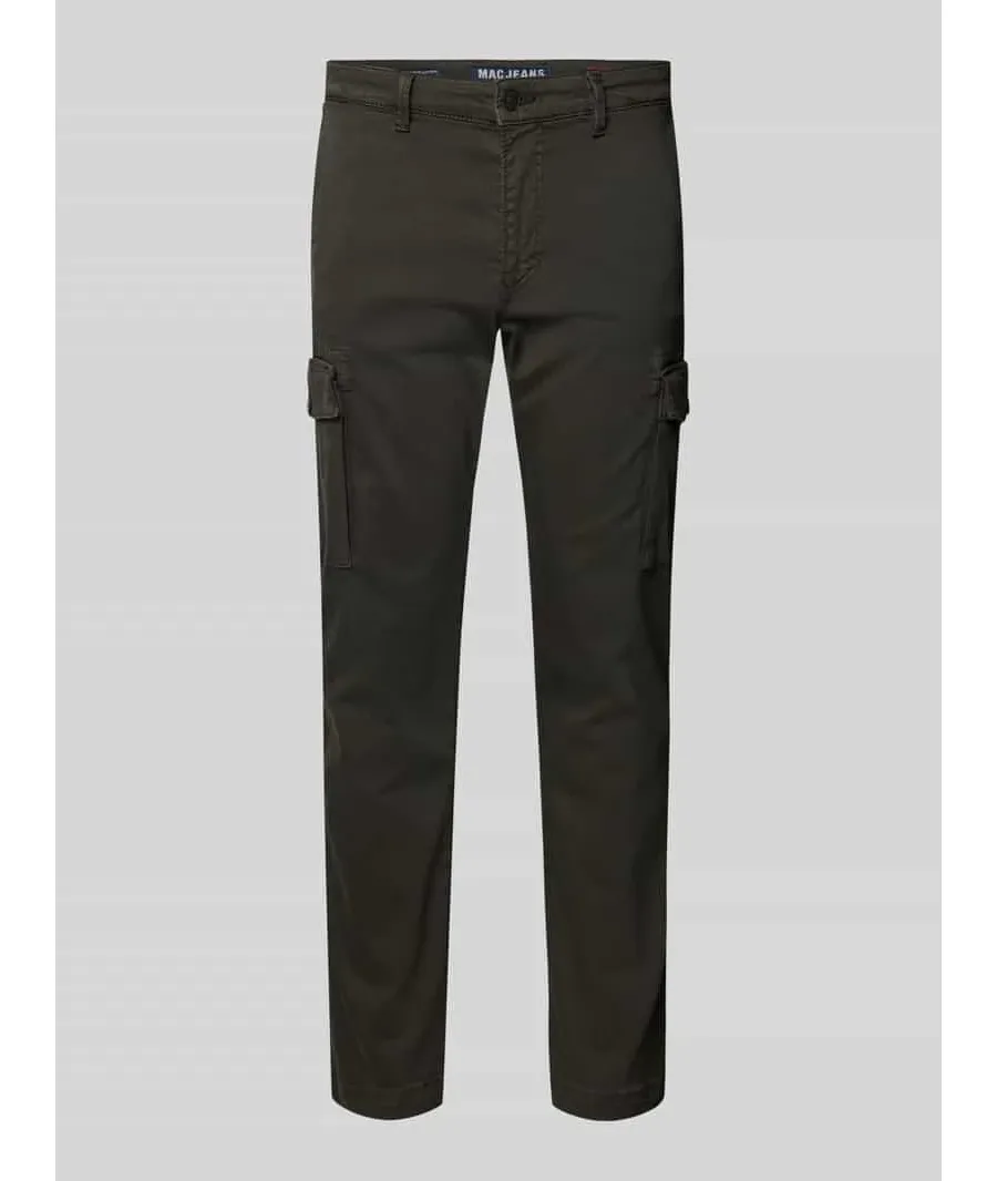 obrazek 1 Spodnie cargo o kroju tapered fit ze szlufkami na pasek model ‘Driver’