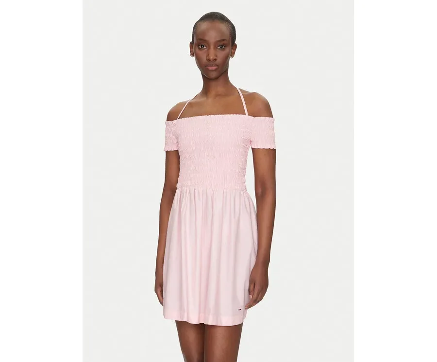 obrazek 1 Tommy Jeans Sukienka letnia DW0DW20343 Różowy Slim Fit