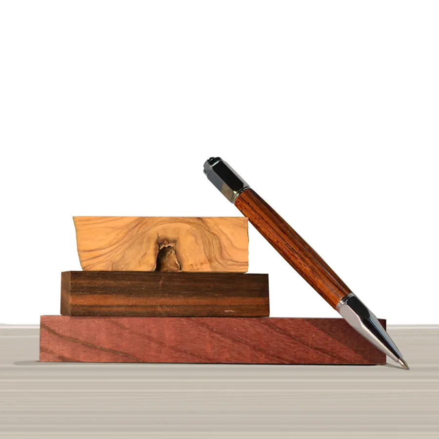 obrazek 3 Elegancki długopis z drewna cocobolo - Artemisia Sfera Cocobolo - M'Art