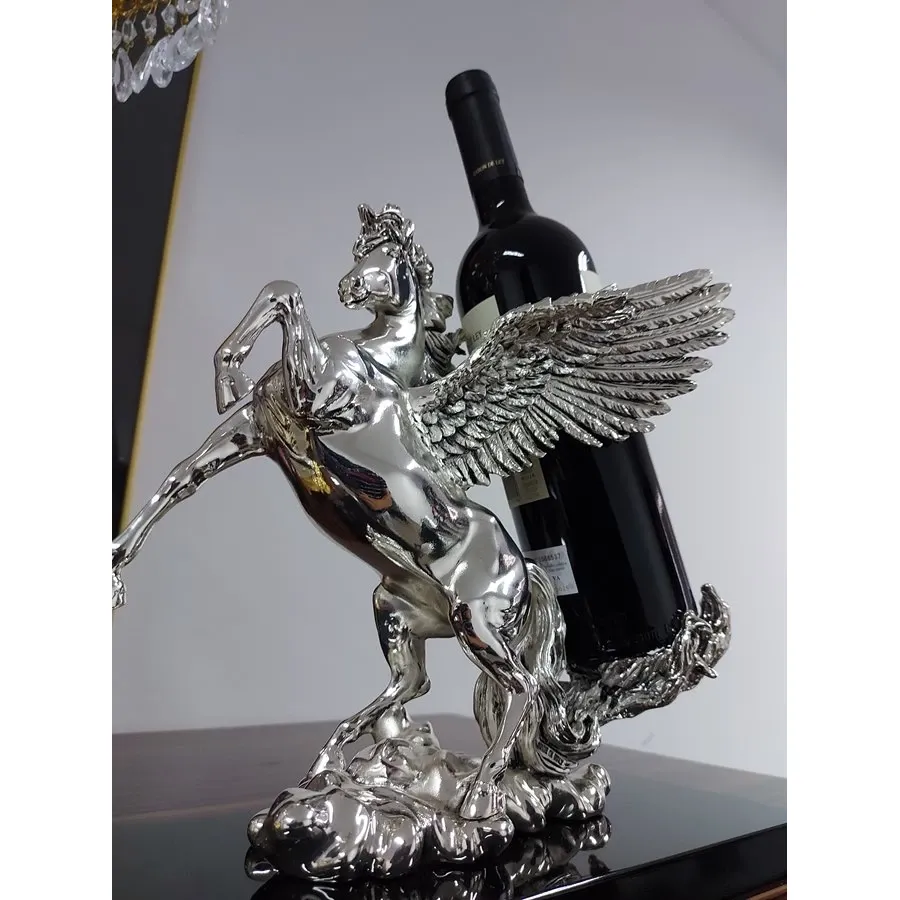 obrazek 9 Figura skrzydlatego konia - podstawka na wino - ArtBe
