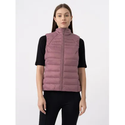 Zdjęcie 4F Bezrękawnik 4FAW23TVESF072 Różowy Slim Fit