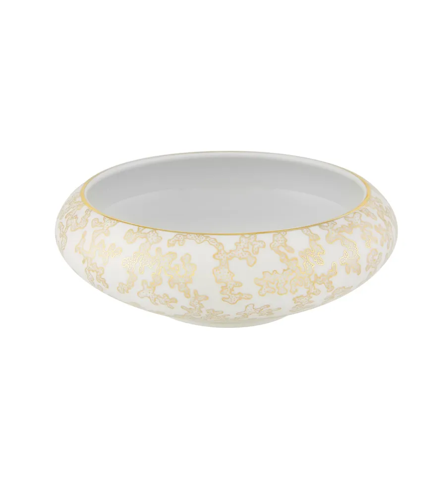 obrazek 1 Porcelanowa mała miska na sałatkę Caillouté ze złotym motywem - Vista Alegre