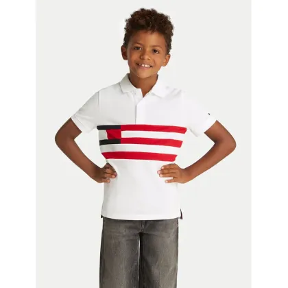 Zdjęcie Tommy Hilfiger Polo KB0KB09528 D Biały Regular Fit