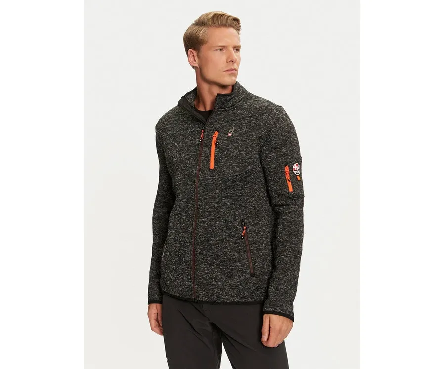 obrazek 1 Aulp Bluza techniczna Navoy Czarny Regular Fit