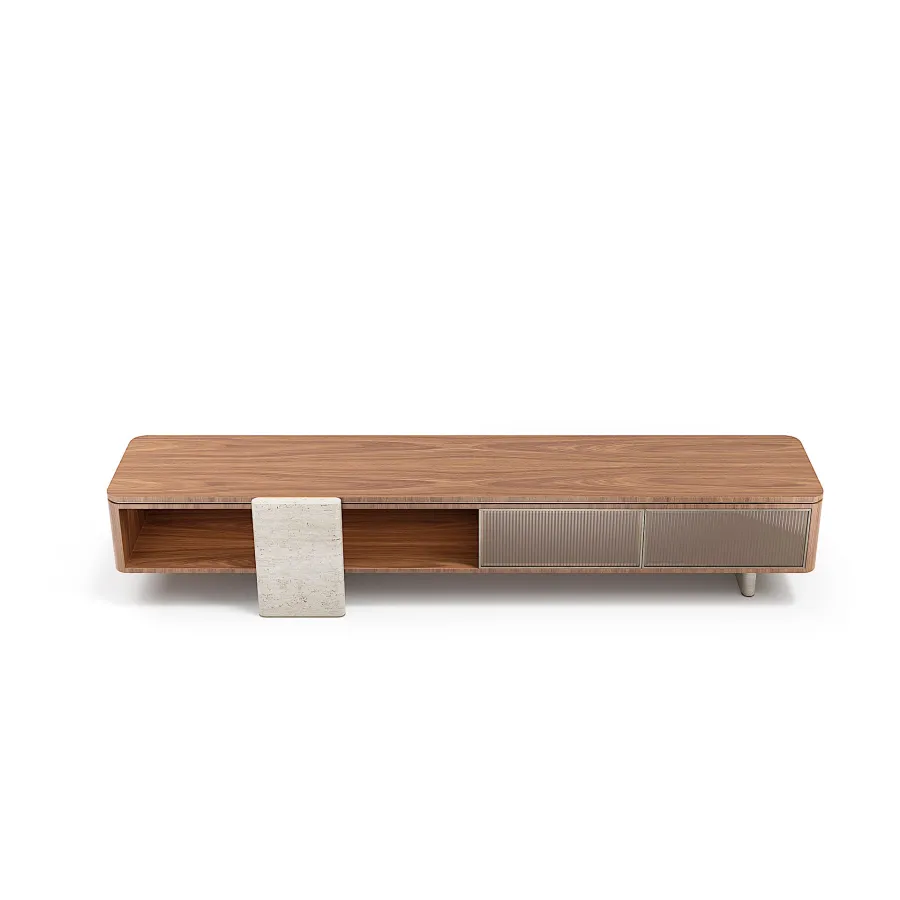 obrazek 9 Luksusowa modernistyczna szafka RTV do salonu - prosto z Włoch