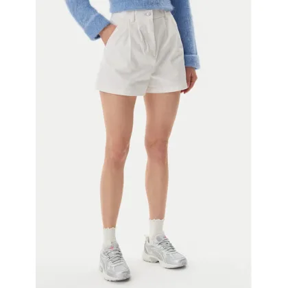 Zdjęcie Tommy Jeans Szorty materiałowe Claire DW0DW21643 Écru Regular Fit