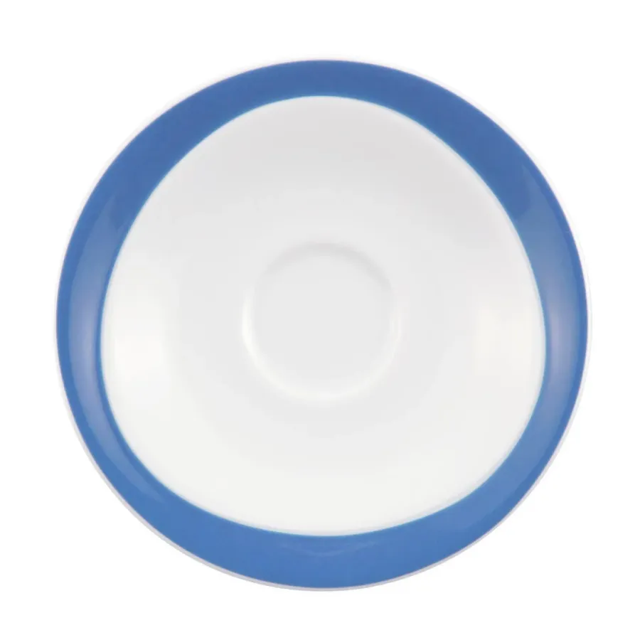 obrazek 1 Niemiecka porcelana – 13,5 cm biało niebieski spodek - Seltmann Weiden
