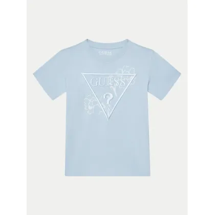 Zdjęcie Guess T-Shirt L5GI09 K8HM4 Błękitny Regular Fit