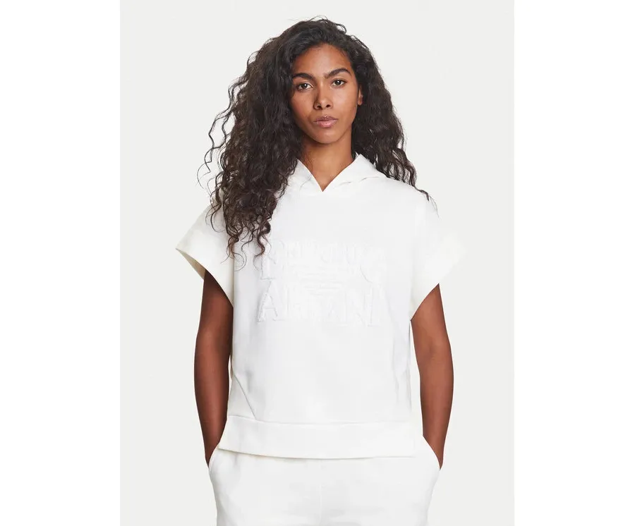 obrazek 1 Emporio Armani Bluza EW000775 AF12186 U1131 Biały Loose Fit