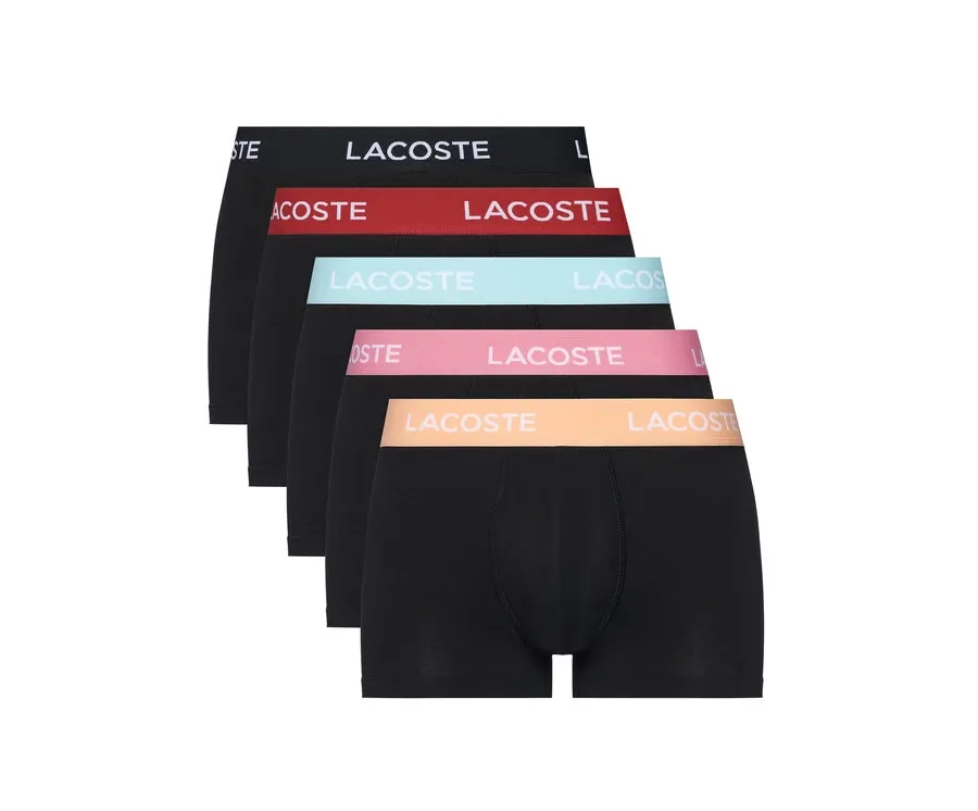 obrazek 1 Lacoste Komplet 5 par bokserek 5H1292 Czarny