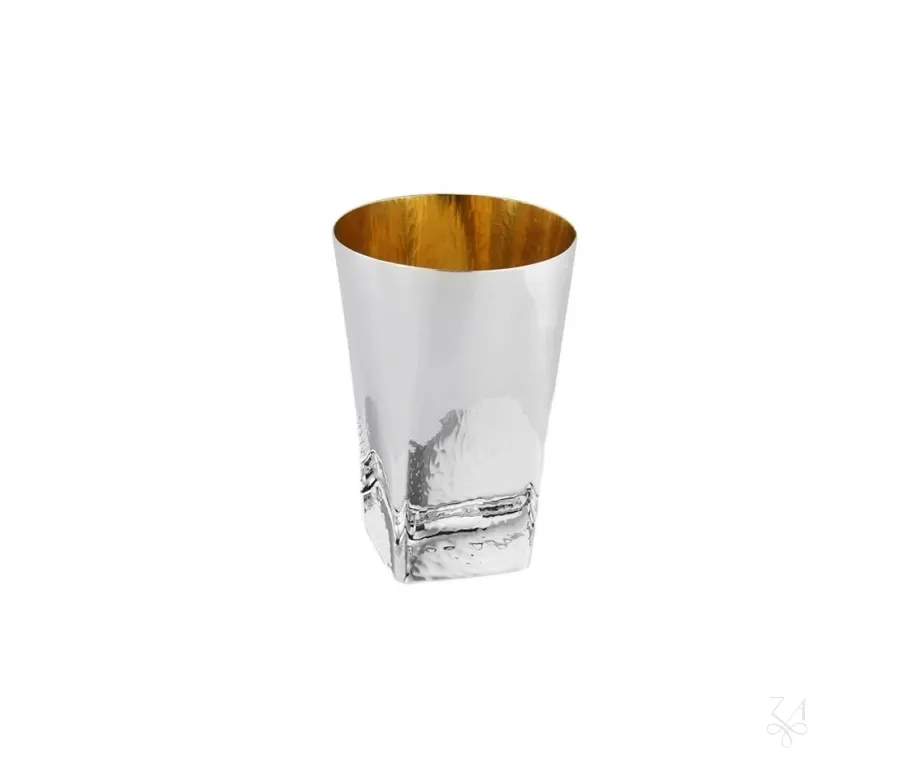 obrazek 2 Srebrny zestaw kiduszowy Modern Conico o nowoczesnym designie - Zaramella Argenti
