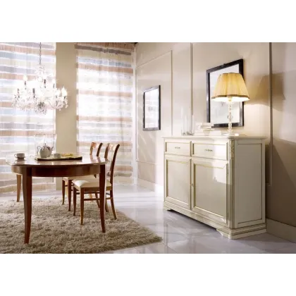 Zdjęcie Drewniana komoda Daisy do jadalni lub salonu