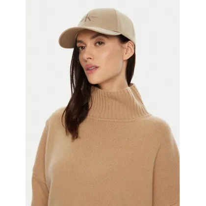 Zdjęcie Calvin Klein Czapka z daszkiem Mono Logo Embro K60K612317 Beżowy