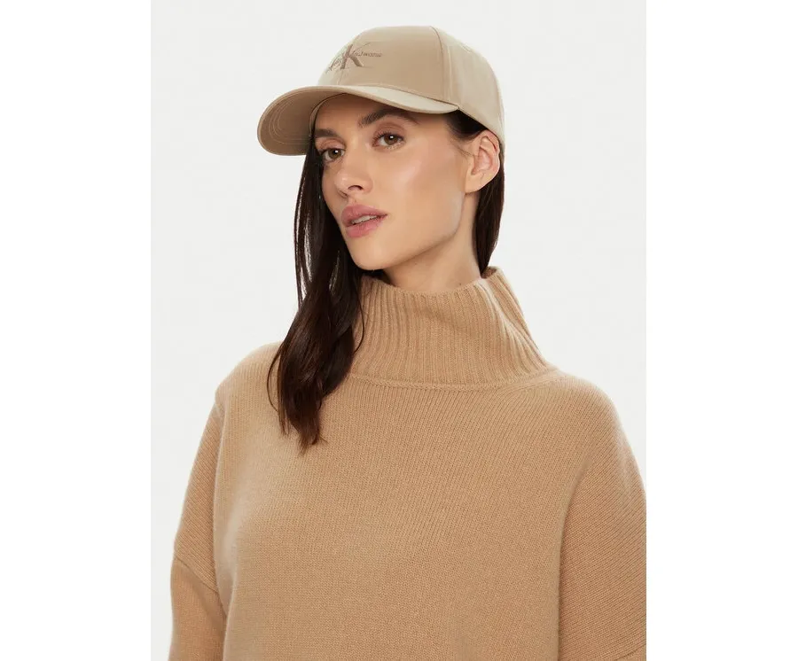 obrazek 1 Calvin Klein Czapka z daszkiem Mono Logo Embro K60K612317 Beżowy