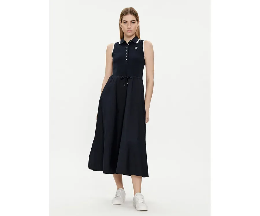 obrazek 1 Tommy Hilfiger Sukienka letnia WW0WW41272 Granatowy Regular Fit