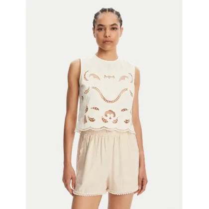 Zdjęcie TWINSET Top 251TT2165 Beżowy Loose Fit