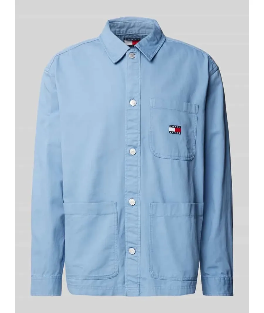 obrazek 1 Kurtka koszulowa o kroju regular fit z nakładanymi kieszeniami