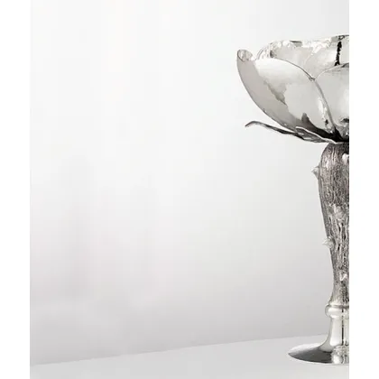 Zdjęcie Ekskluzywna miska wykonana ze srebra w kształcie róży – Pampaloni