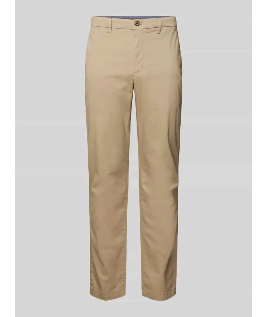 obrazek 1 Chinosy z prostą nogawką i fakturowanym wzorem model ‘DENTON’