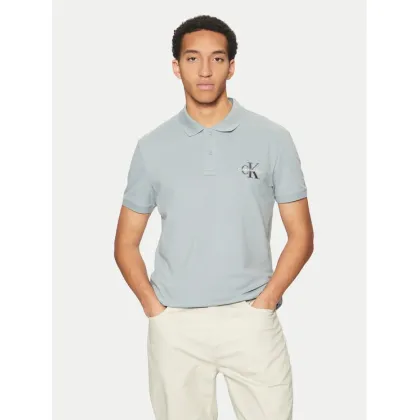 Zdjęcie Calvin Klein Jeans Polo Monologo J30J325664 Niebieski Regular Fit