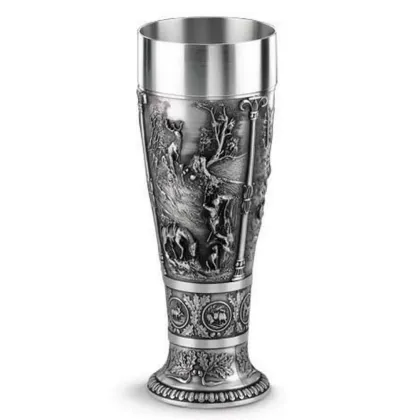 Zdjęcie Cynowy kufel do piwa z grawerem