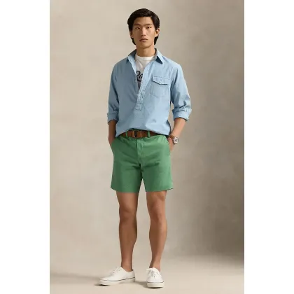 Zdjęcie Polo Ralph Lauren szorty męskie kolor niebieski 710799213