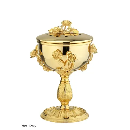 Picture Luxurious gilded bronze incense burner