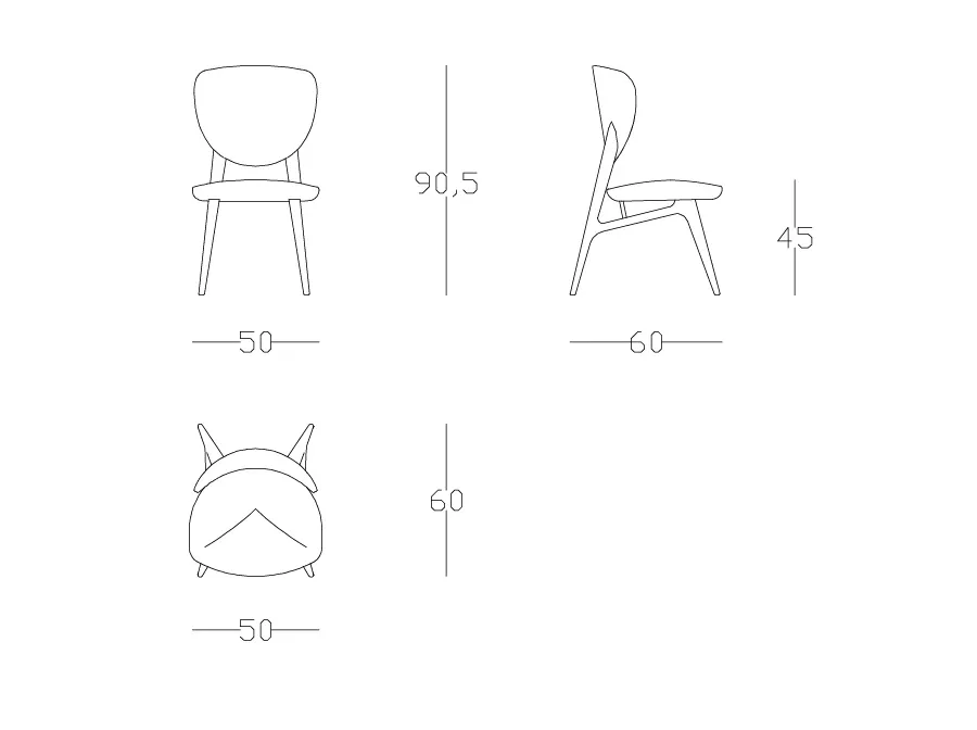 obrazek 3 Interesujące krzesło do apartamentów w stylu minimalistycznym