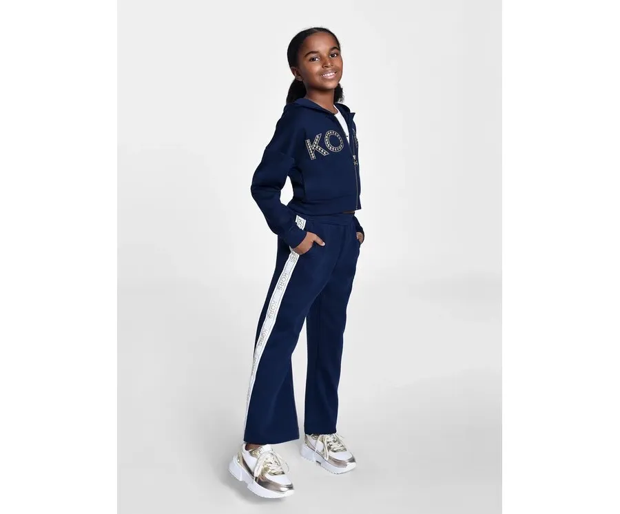obrazek 1 MICHAEL KORS KIDS Spodnie dresowe R14158 Granatowy Regular Fit