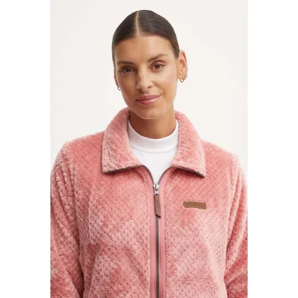 Zdjęcie Columbia bluza sportowa Fire Side kolor różowy gładka 1819791