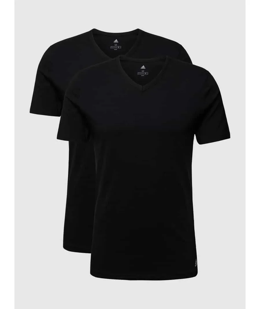 obrazek 1 T-shirt z nadrukiem z logo w zestawie 2 szt.