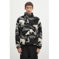 Zdjęcie Human Made kurtka Animal Fleece Jacket męska kolor szary przejściowa HM28JK038