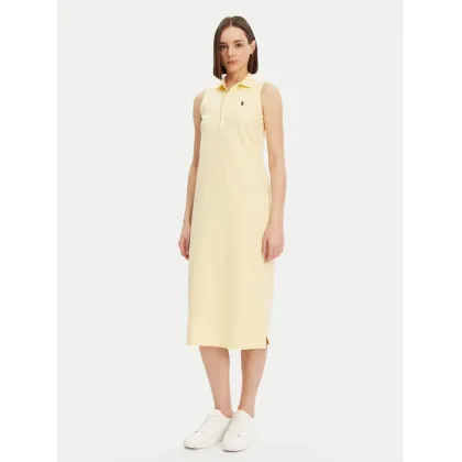 Zdjęcie Polo Ralph Lauren Sukienka codzienna 211968292005 Żółty Regular Fit