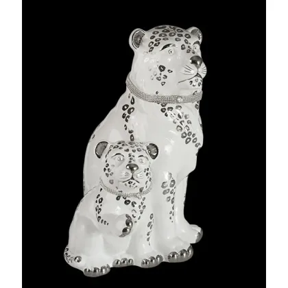 Picture Decorative leopard with a baby